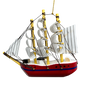 Schooner Red  Boat Ornament