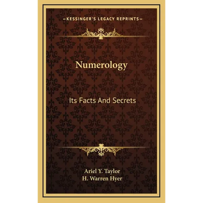 Numerology: Its Facts And Secrets - Hardcover