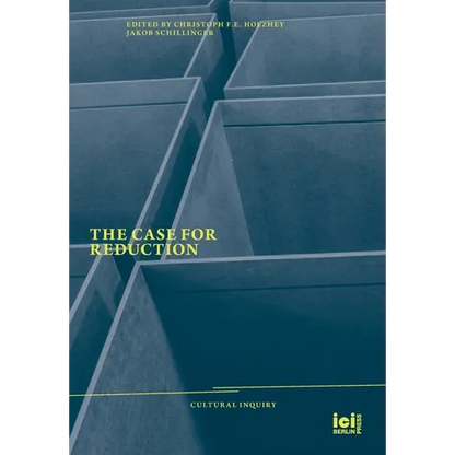 The Case for Reduction - Hardcover