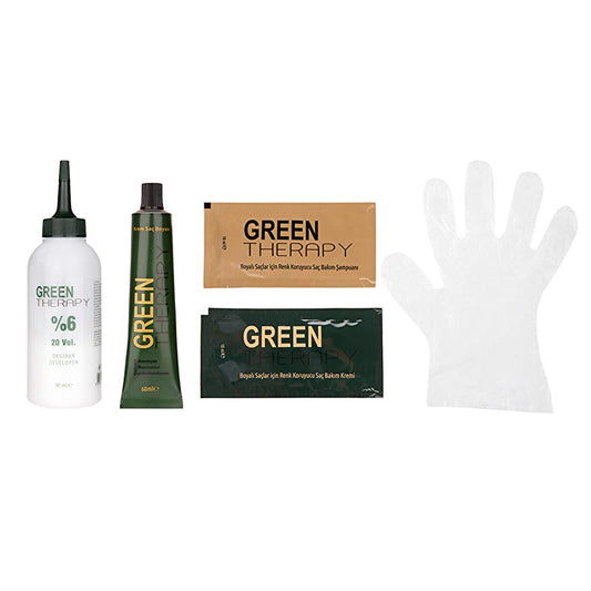 Green Therapy Natural Hair Dye - Ammonia-Free, Argan Oil Infused for Nourishing Hair Coloring