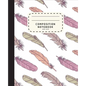 Composition Notebook: Feather Boho Style Notebook - Wide Ruled Composition Notebook For Girls - Notebook For Kids - Paperback