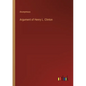Argument of Henry L. Clinton - Paperback