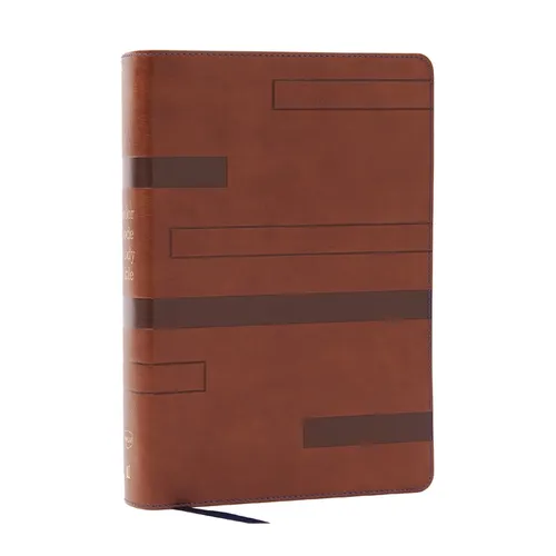 Color Code Study Bible, Revealing God's Truth Color by Color (Nkjv, Brown Leathersoft, Red Letter, Thumb Indexed) - Imitation Leather
