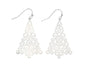 Silver Christmas Trees - Earrings