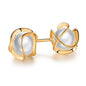 Cultured Freshwater Pearl Cage Earrings