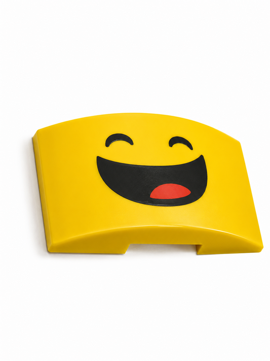 Benny Happy Face Upgrade Tile for LEGO Up-Scaled Blue Astronaut 40921 Set