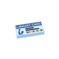 Library Card - Minifig Scale - Custom Printed - Made Using LEGO® parts