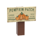 "Pumpkin Patch" Sign & Post - Custom Printed - Made Using LEGO® Parts