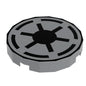 Republic Crest - Custom Printed Star Wars 2x2 Round Tile made using LEGO part