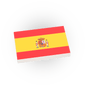 Spain Country Flag - Custom Printed 2x3 Tile - Made Using a LEGO® Part