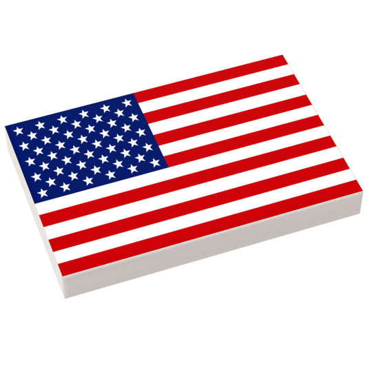 United States of America Flag (USA) (2x3 Tile)