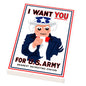 I WANT YOU USA Military Recruitment Poster (2x3 Tile)