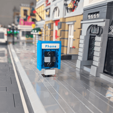 Phone Booth - Pay Phone -  Custom Printed Set - Made Using LEGO® Parts