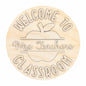Unfinished Wood Custom Name Classroom Sign Kit | Wood Craft Cutouts | 1/4" Thick |