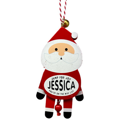 Dancing Wooden Ornament (E - J) -
