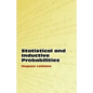 Statistical and Inductive Probabilities - Paperback