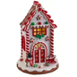 Light Up Gingerbread House - Snowman - 8.5 Inch