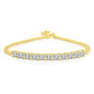 CZ Bar Curb Bracelet