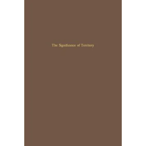 The Significance of Territory - Paperback