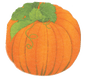 Pumpkin--Die-Cut  Airlaid  - Luncheon Napkin