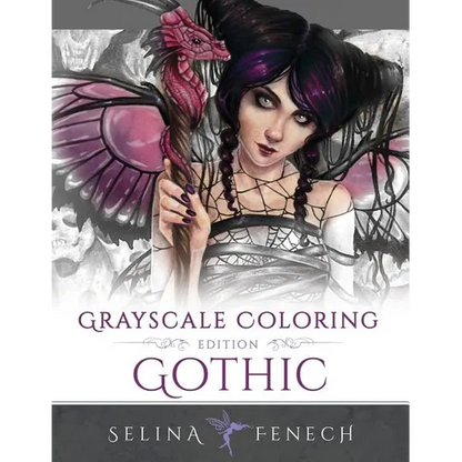 Gothic - Grayscale Edition Coloring Book - Paperback