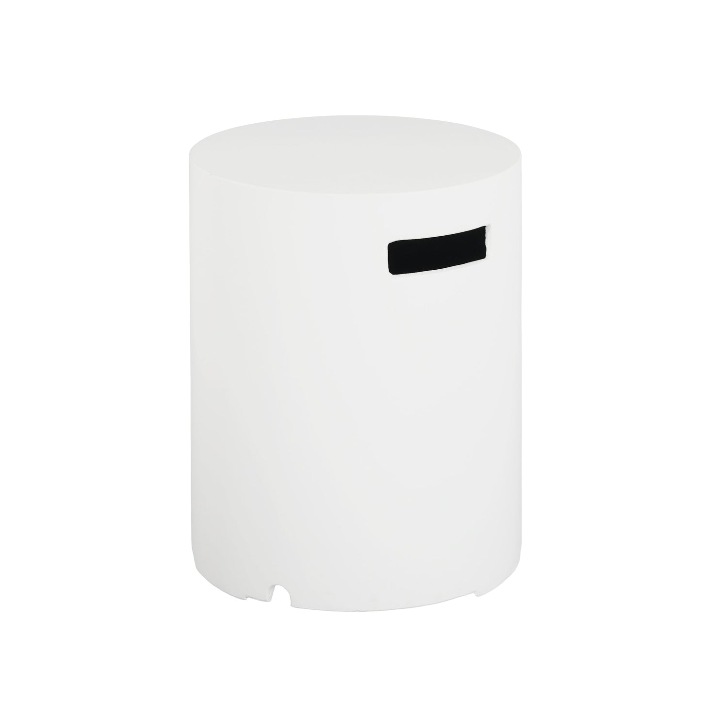 16x20 Inch MGO Propane Tank Holder Side Table, White