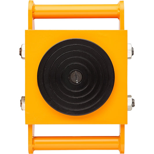 4PCS Machinery Skate Dolly, 26455LBS/12T Industrial Machinery Mover, Heavy Duty Carbon Steel Machinery Moving Skate & 4 Carbon Steel Wheels and 360° Rotation Non-slip Cap for Warehouse, Factory
