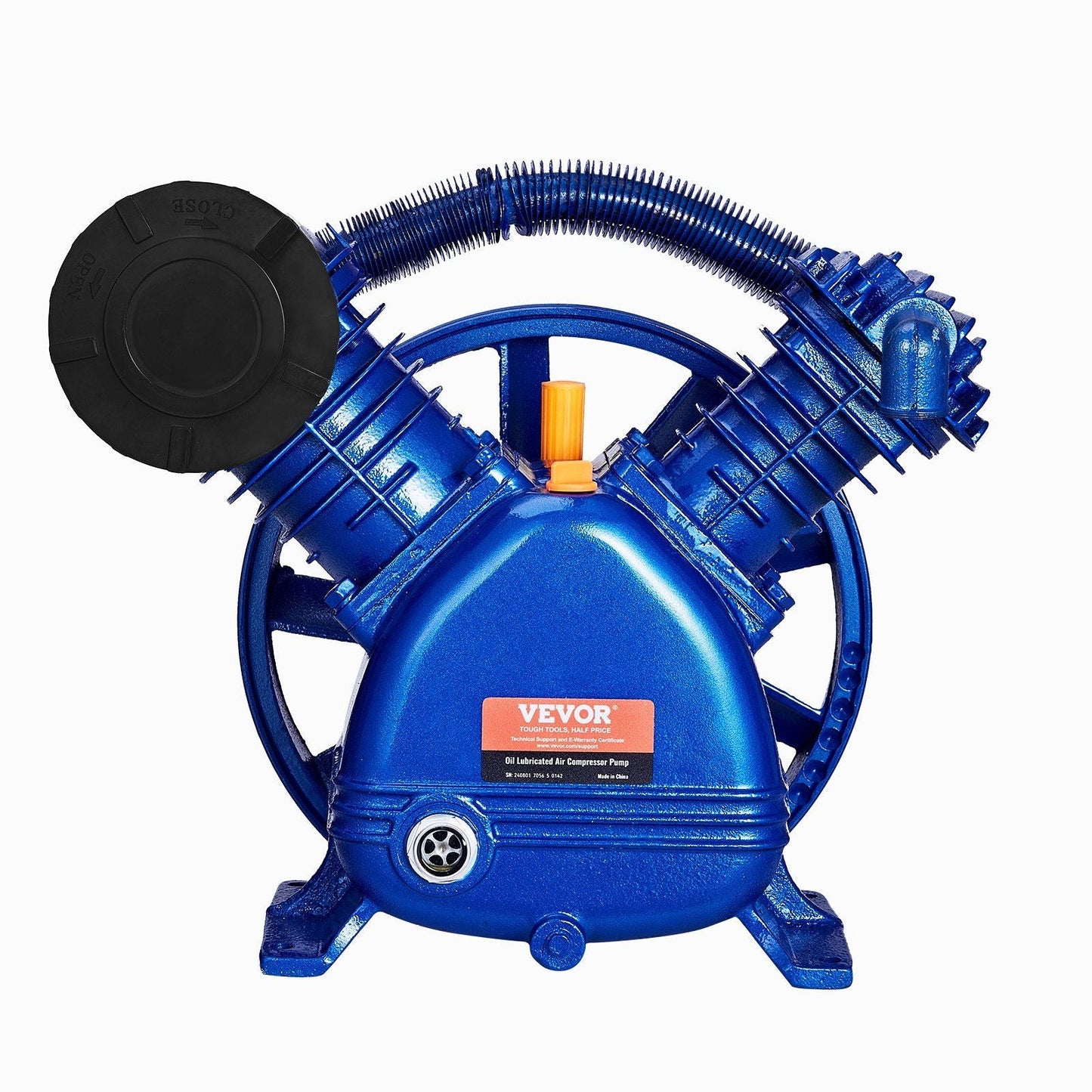 Air Compressor Pump Head 5.5HP 5.75CFM @ 90PSI 2-Cylinder Piston Pump Head