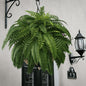 Artificial Fern Flower Arrangement Green Plant Plastic Crafts