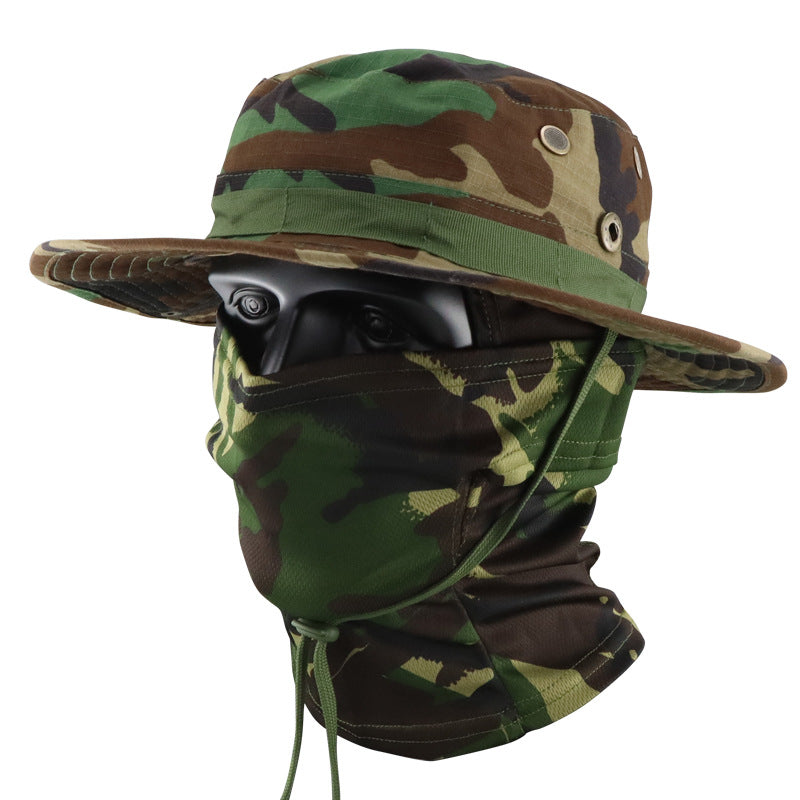 Multi-functional Outdoor Sun Protection Breathable Round-brim Fishing Hat