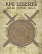 RPG Legends Grid Paper Book: Large Role Playing Graph Paper Book, Ideal for Creating Fantasy Maps, Worlds and Much More - Paperback