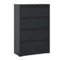 Horizontal Metal Lockable Filing Cabinet 4 Drawers