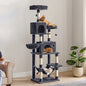 Elevate Your Cat's Playtime with the Timmins 78.3" Multi-Level Cat Tree - Cozy Condos & Scratching Posts Included!