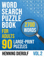Word Search Book for Adults: 90 Large-Print English Puzzles - Paperback