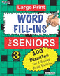 Large Print WORD FILL-INS For SENIORS; Vol. 3 - Paperback