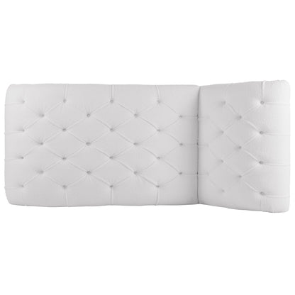 Tufted Armless Chaise Lounge