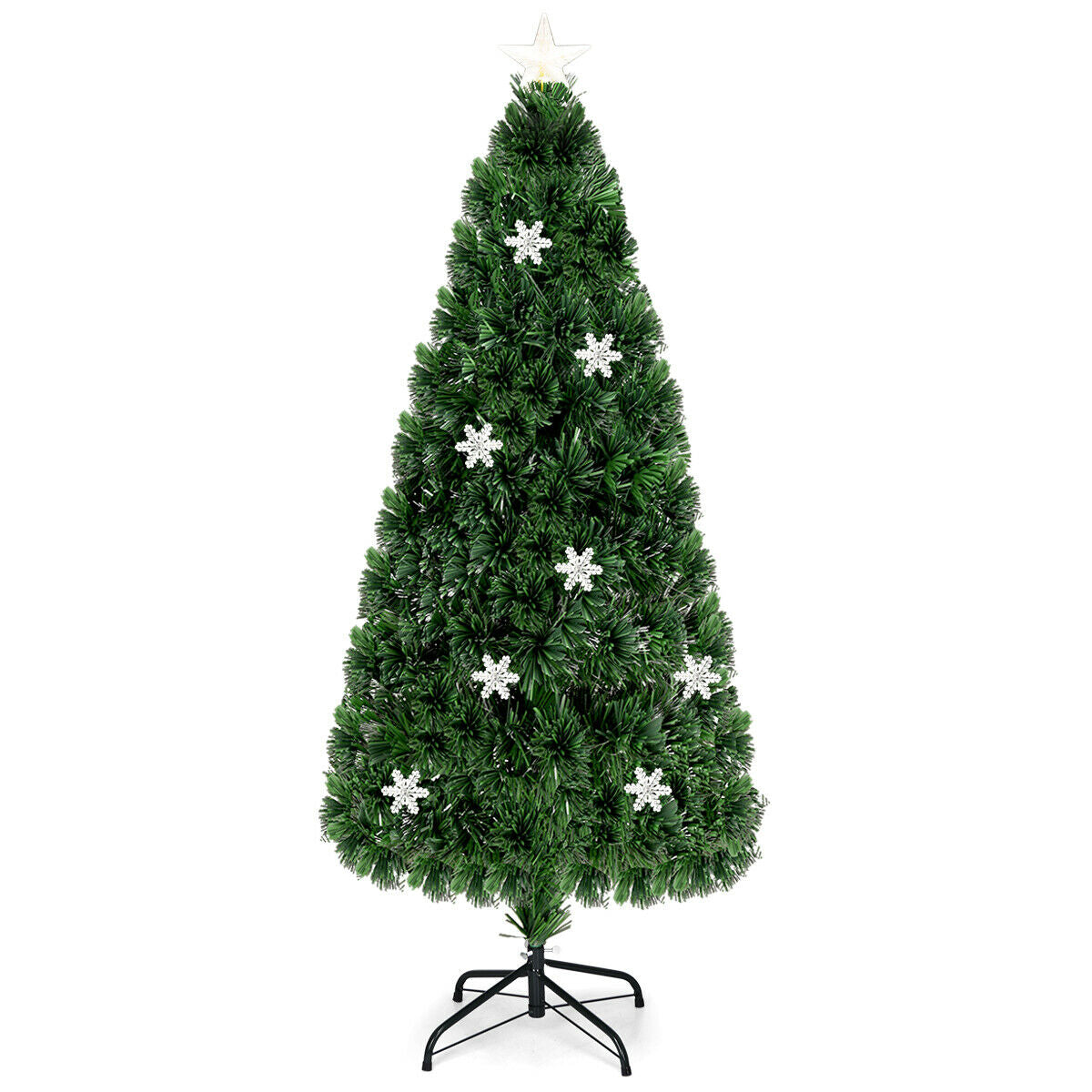 LED Optic Artificial Christmas Tree with Snowflakes