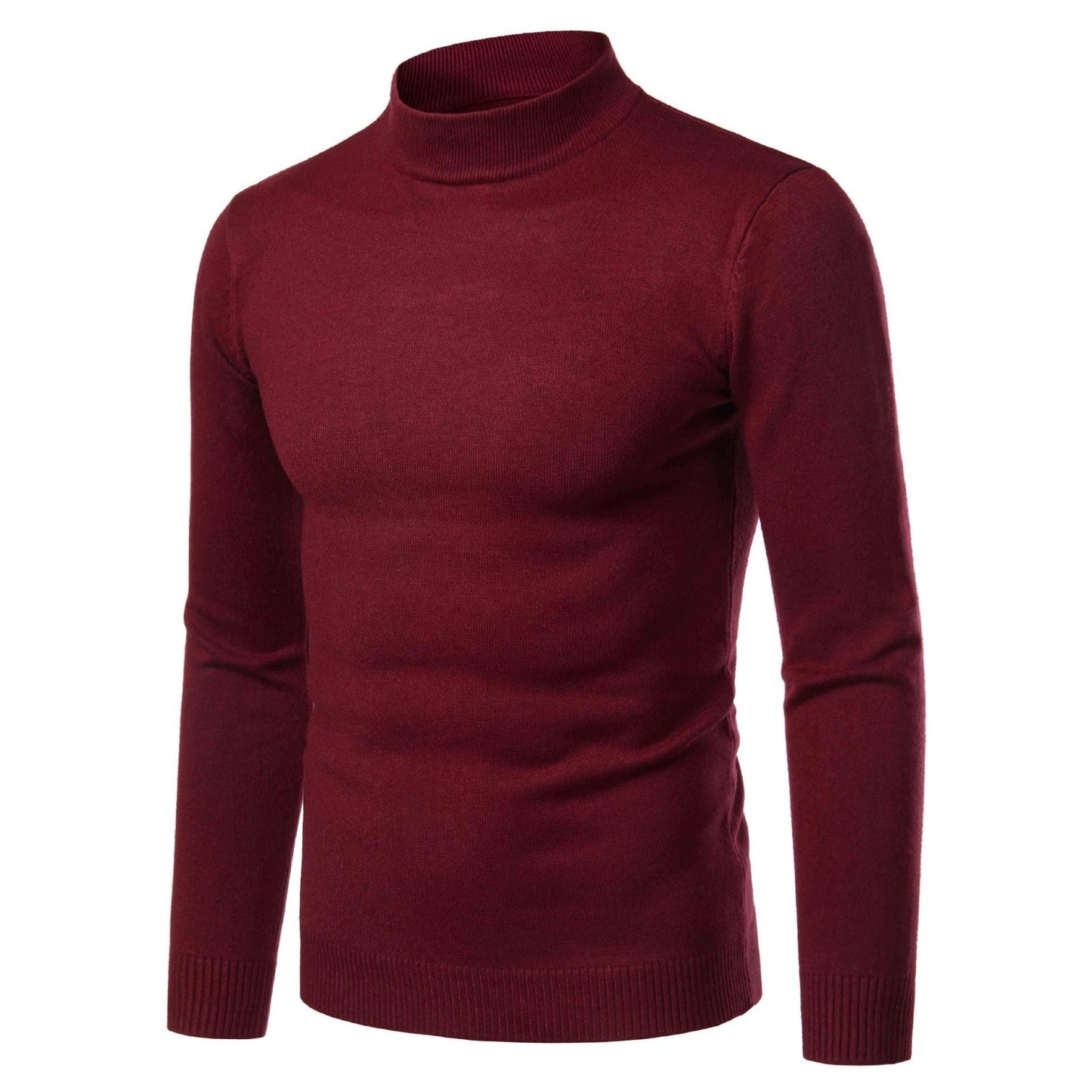 Mens Casual Half-neck Pullover Sweater