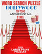 Word Search Puzzle Hollywood Top 1000 Movies of All Time: 100 Large Print Puzzle - Ultimate Word Find Puzzle Book - Large Easy to Read Print - Challen - Paperback
