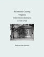 Richmond County, Virginia Order Book Abstracts 1710-1711 - Paperback