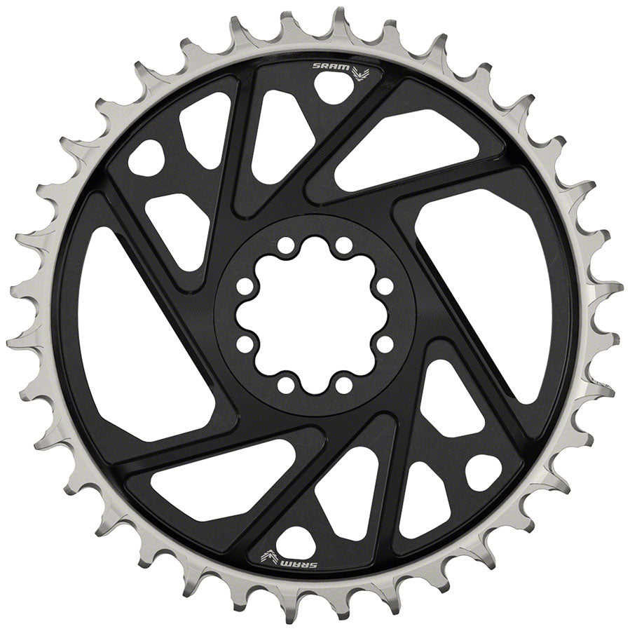 SRAM XX Eagle T-Type Direct Mount Chainring - 34t 12-Speed 8-Bolt Direct Mount 3mm Offset Aluminum BLK D1 Main image