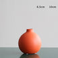 Morandi Color Nordic Style Creative Ceramic Dry Flower Vase Living Room Flower