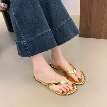 Womens Plus-size Flat Sandals For Spring And Summer