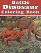 Battle Dinosaur Coloring Book: Jumbo Design with Dinosaur Fighting Coloring For grown ups and Fun - Paperback