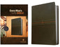 Every Man's Bible NLT (Leatherlike, East-West Grey) - Imitation Leather