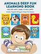 Animals Deep Fun Learning Book for Kids with Jumbo Flash Cards. Arabic English Bilingual Visual Dictionary: My Childrens learn flashcards alphabet tra - Paperback