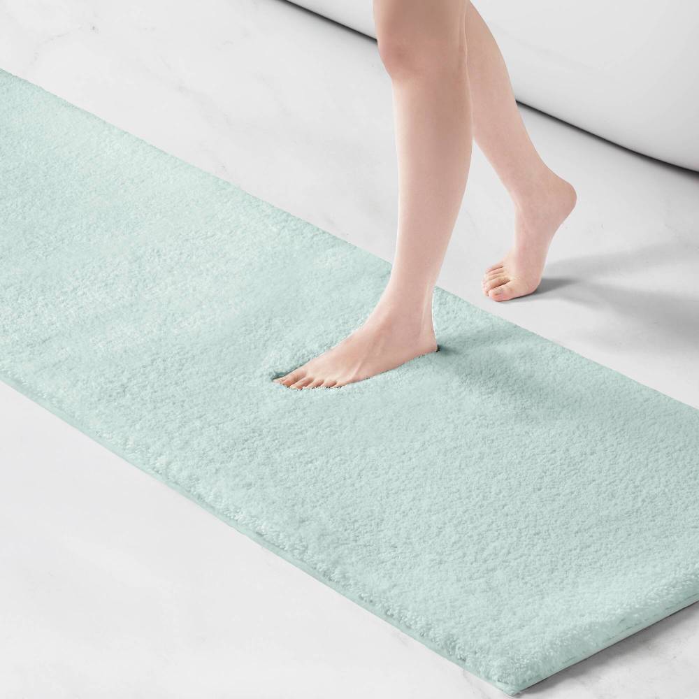 Luxury High Pile Bath Rug 24x40" – Quick Dry, Non-Skid Backing, Machine Washable