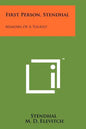 First Person, Stendhal: Memoirs Of A Tourist - Paperback