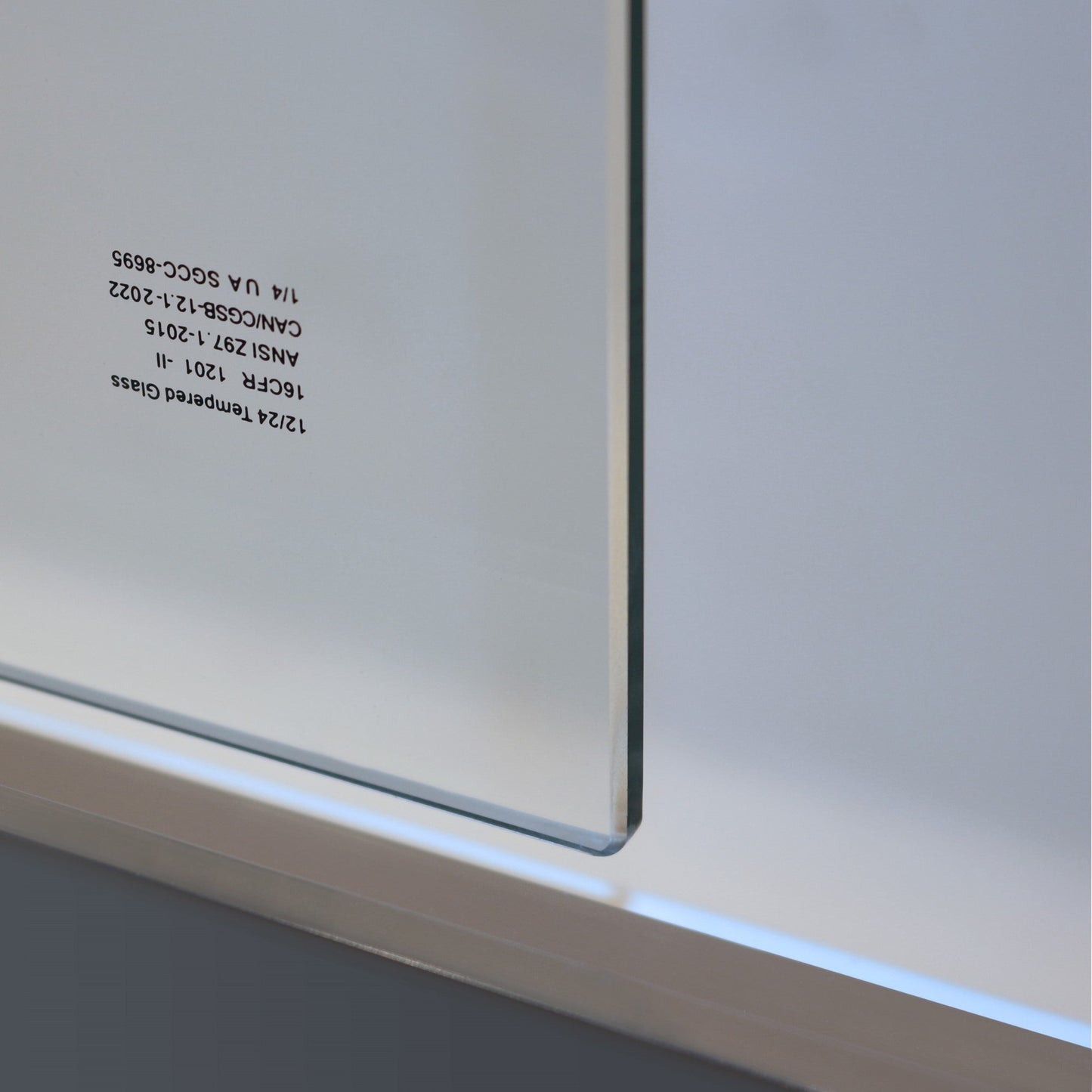 56-60in W x 60in H Double Sliding Tub Shower Door, Chrome Aluminum, 6mm Glass