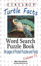 Circle It, Turtle Facts, Word Search, Puzzle Book - Paperback